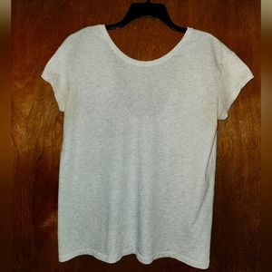 VS Sport Heather Grey Open Back Top M